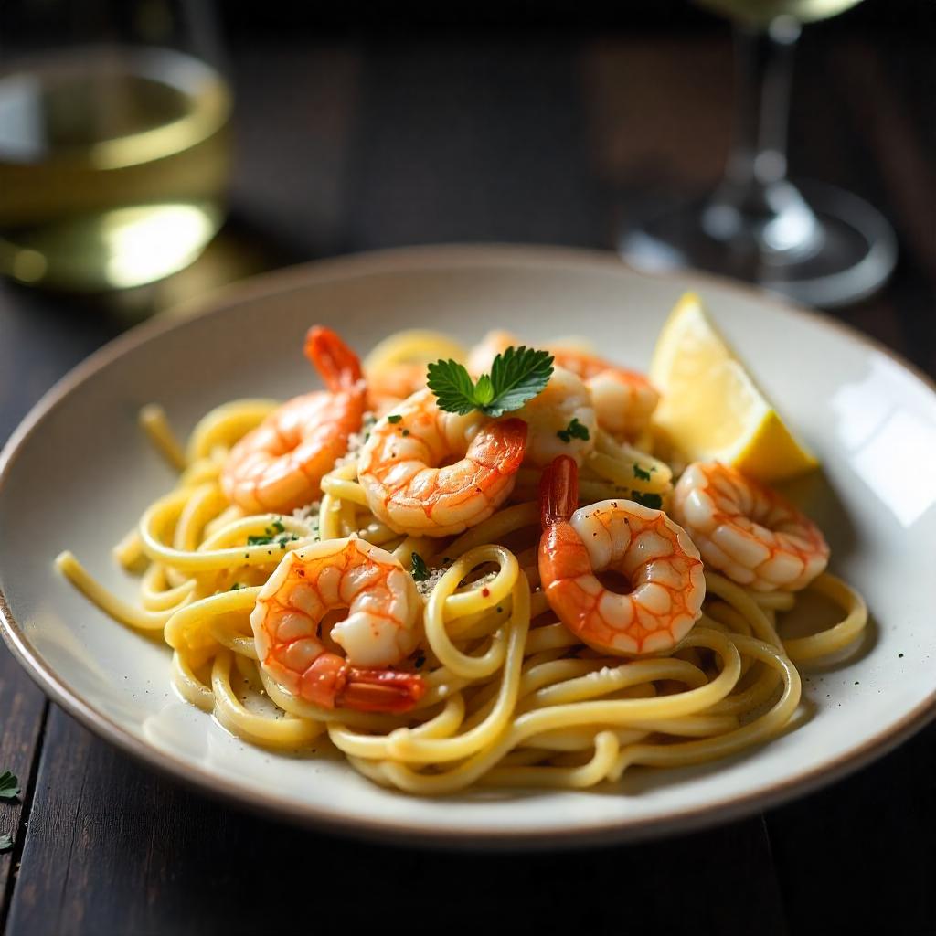 Shrimp Scampi Pasta