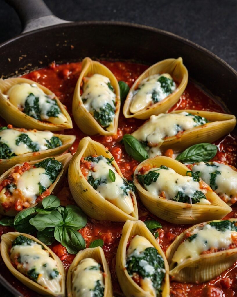 Thumbnail of Spinach and Ricotta Stuffed Shells