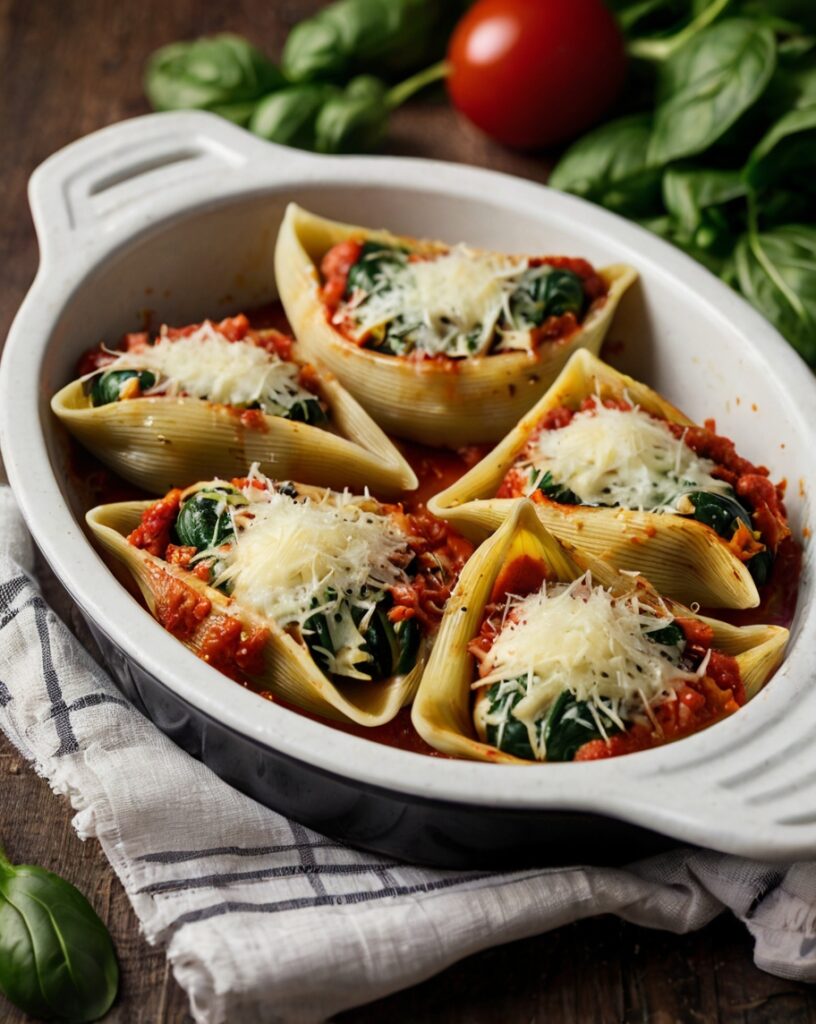 Thumbnail of Spinach and Ricotta Stuffed Shells
