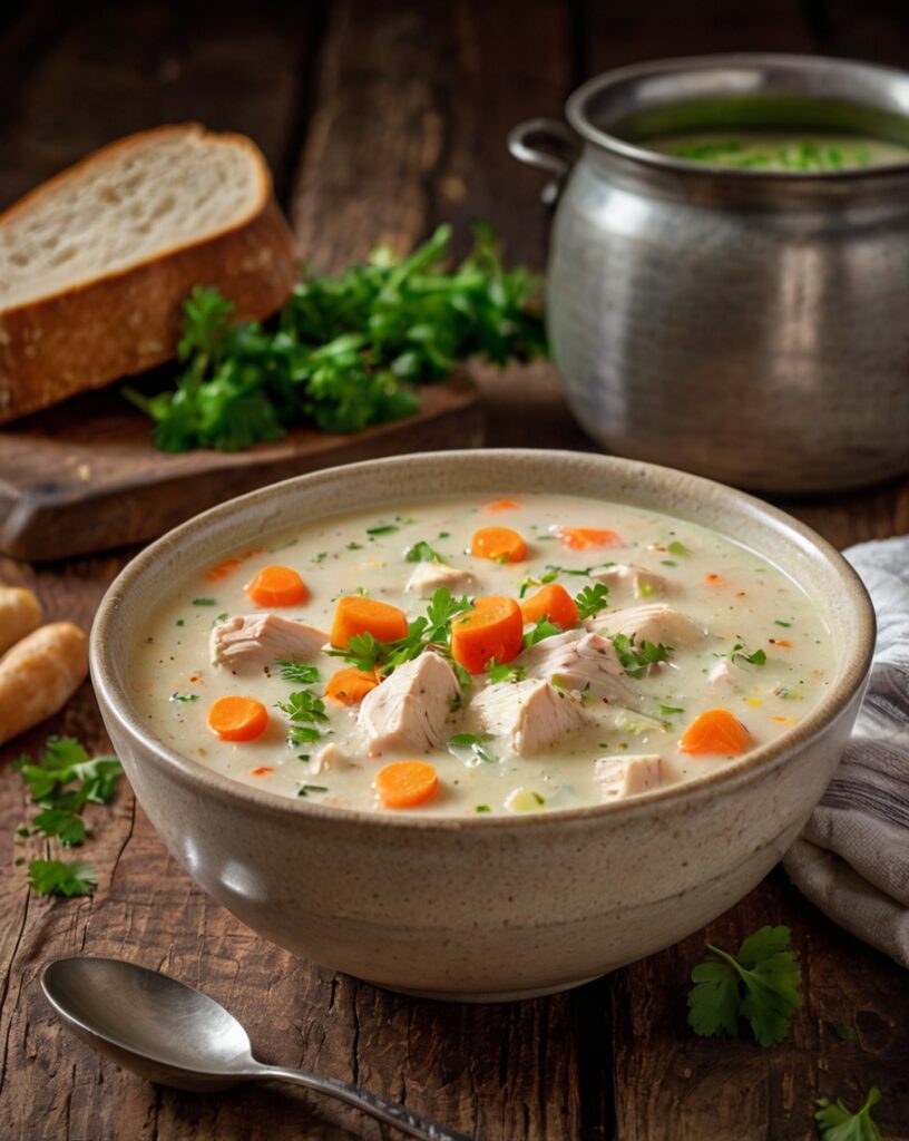 Thumbnail of Creamy Chicken and Vegetable Soup