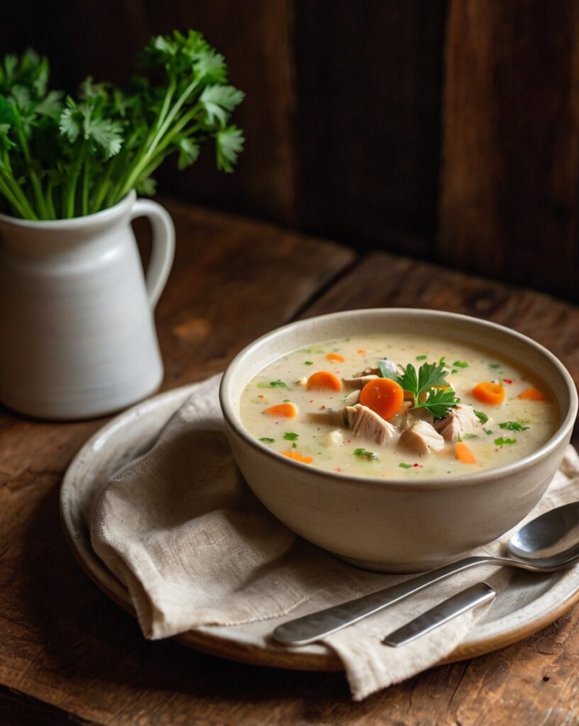 Thumbnail of Creamy Chicken and Vegetable Soup