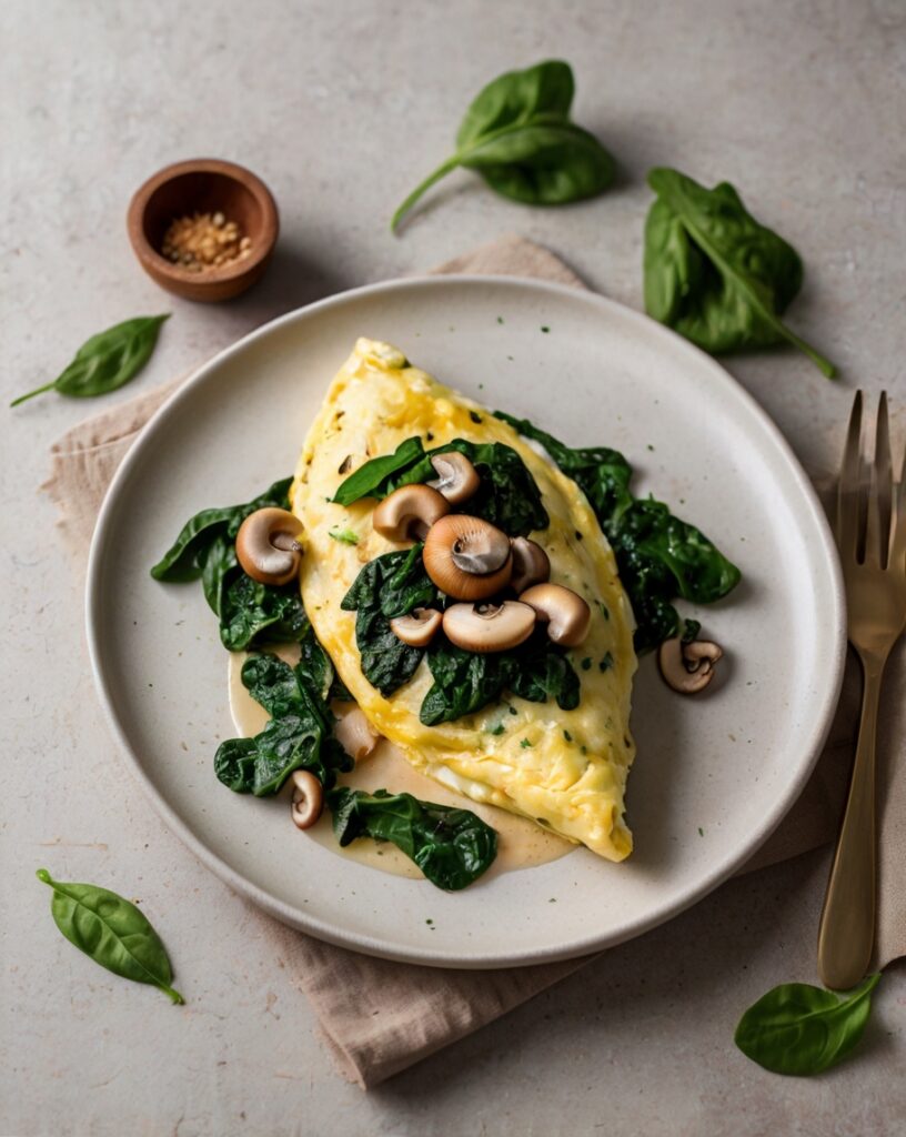 Thumbnail of Egg White Omelette with Spinach