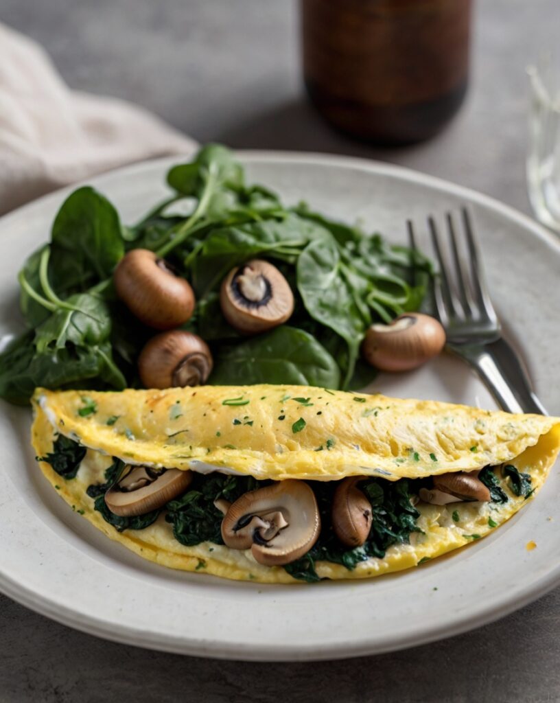 Thumbnail of Egg White Omelette with Spinach