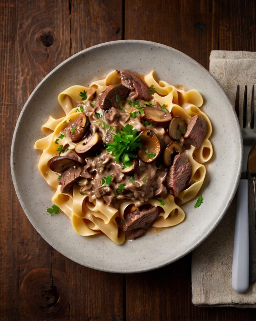 Beef Stroganoff Pasta