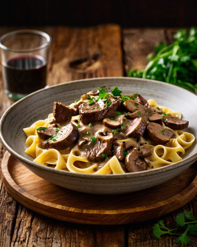 Thumbnail of Beef Stroganoff Pasta