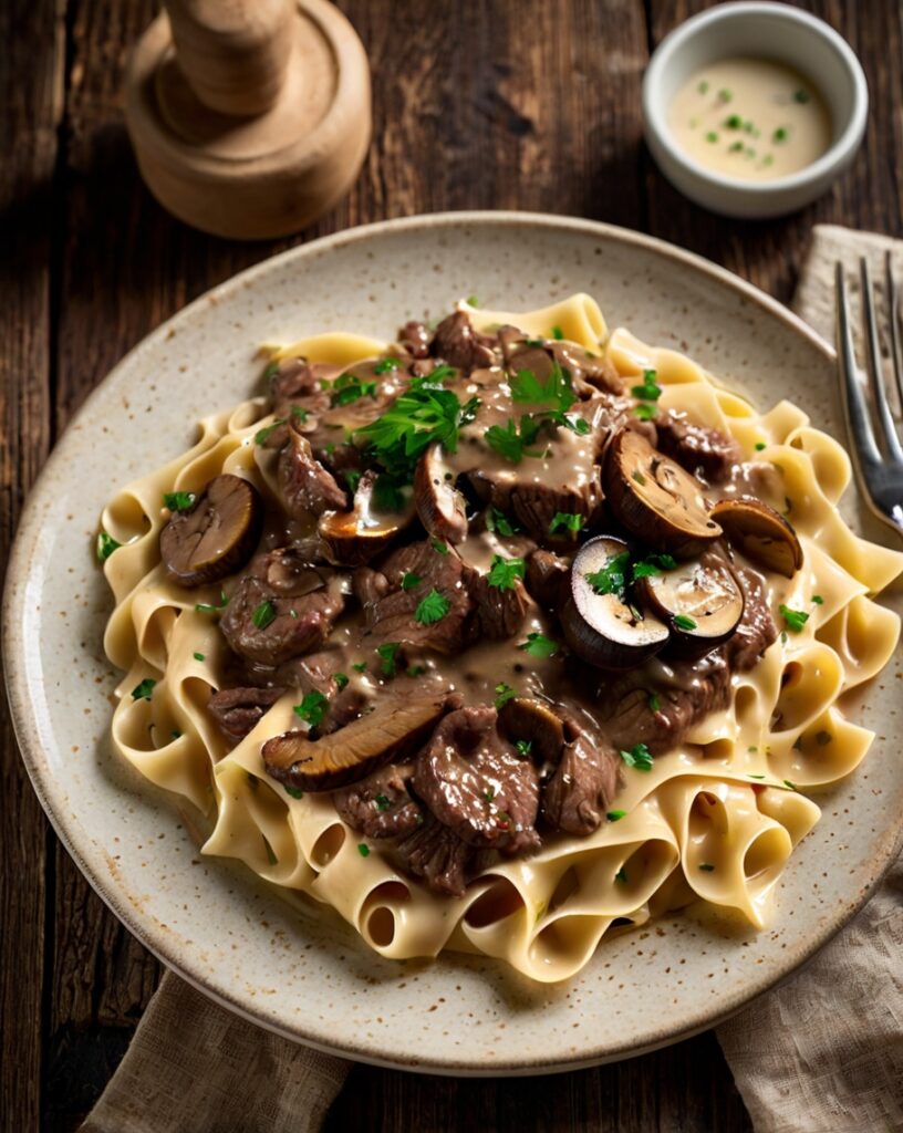 Thumbnail of Beef Stroganoff Pasta