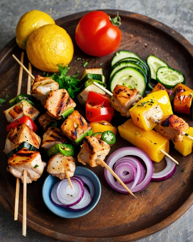 Thumbnail of Chicken and Vegetable Skewers