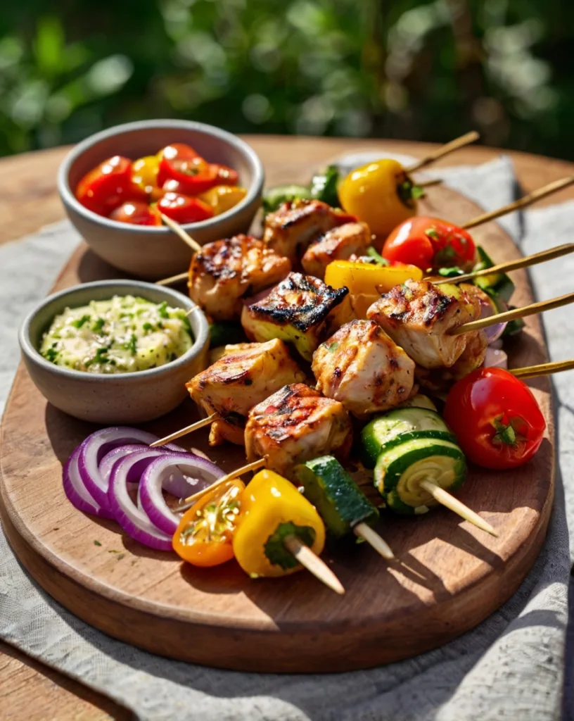 Thumbnail of Chicken and Vegetable Skewers